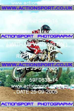 Photo: 59F0830-14 ActionSport Photography 25/09/2005 Portsmouth MXC - Culham _7_AMX #127