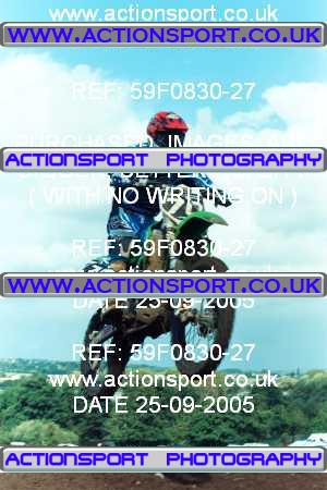 Photo: 59F0830-27 ActionSport Photography 25/09/2005 Portsmouth MXC - Culham _7_AMX #70