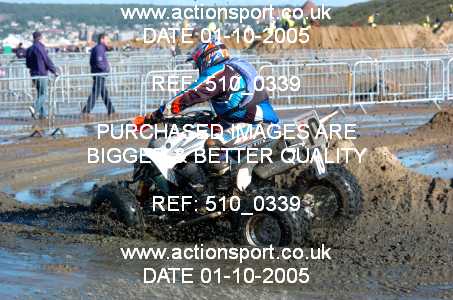 Photo: 510_0339 ActionSport Photography 1,2/10/2005 Weston Beach Race 2005  _2_QuadsSidecars #10