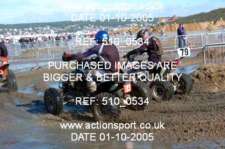 Photo: 510_0534 ActionSport Photography 1,2/10/2005 Weston Beach Race 2005  _2_QuadsSidecars #189
