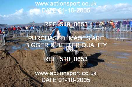 Photo: 510_0653 ActionSport Photography 1,2/10/2005 Weston Beach Race 2005  _2_QuadsSidecars #406