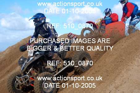 Photo: 510_0870 ActionSport Photography 1,2/10/2005 Weston Beach Race 2005  _2_QuadsSidecars #189