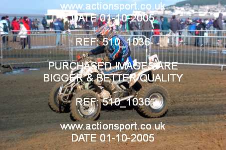Photo: 510_1036 ActionSport Photography 1,2/10/2005 Weston Beach Race 2005  _2_QuadsSidecars #10
