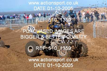 Photo: 510_1359 ActionSport Photography 1,2/10/2005 Weston Beach Race 2005  _2_QuadsSidecars #374