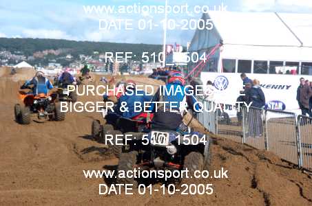 Photo: 510_1504 ActionSport Photography 1,2/10/2005 Weston Beach Race 2005  _2_QuadsSidecars #406