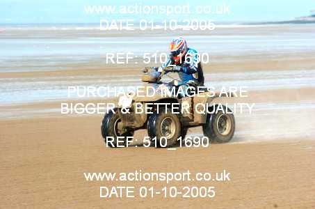 Photo: 510_1690 ActionSport Photography 1,2/10/2005 Weston Beach Race 2005  _2_QuadsSidecars #406