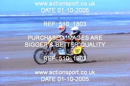 Photo: 510_1803 ActionSport Photography 1,2/10/2005 Weston Beach Race 2005  _2_QuadsSidecars #107