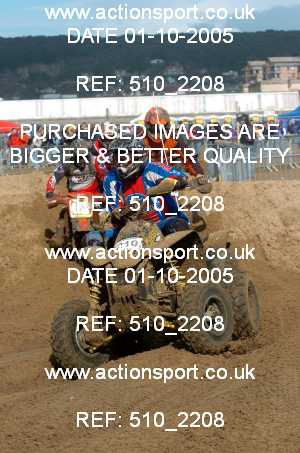 Photo: 510_2208 ActionSport Photography 1,2/10/2005 Weston Beach Race 2005  _2_QuadsSidecars #210