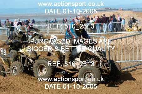 Photo: 510_2513 ActionSport Photography 1,2/10/2005 Weston Beach Race 2005  _2_QuadsSidecars #10