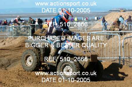 Photo: 510_2666 ActionSport Photography 1,2/10/2005 Weston Beach Race 2005  _2_QuadsSidecars #406