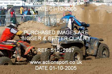 Photo: 510_2667 ActionSport Photography 1,2/10/2005 Weston Beach Race 2005  _2_QuadsSidecars #406