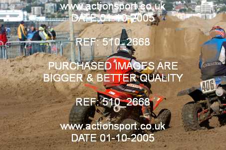 Photo: 510_2668 ActionSport Photography 1,2/10/2005 Weston Beach Race 2005  _2_QuadsSidecars #218