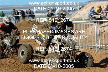 Photo: 510_2674 ActionSport Photography 1,2/10/2005 Weston Beach Race 2005  _2_QuadsSidecars #374