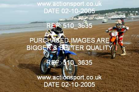 Photo: 510_3635 ActionSport Photography 1,2/10/2005 Weston Beach Race 2005  _5_Youth85cc #81