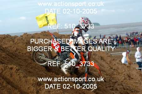 Photo: 510_3733 ActionSport Photography 1,2/10/2005 Weston Beach Race 2005  _5_Youth85cc #43
