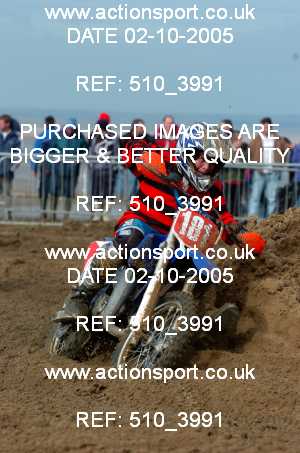 Photo: 510_3991 ActionSport Photography 1,2/10/2005 Weston Beach Race 2005  _5_Youth85cc #181