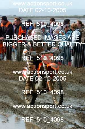 Photo: 510_4098 ActionSport Photography 1,2/10/2005 Weston Beach Race 2005  _5_Youth85cc #43