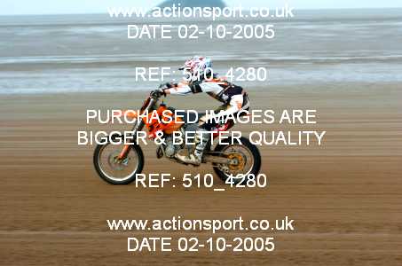 Photo: 510_4280 ActionSport Photography 1,2/10/2005 Weston Beach Race 2005  _5_Youth85cc #43