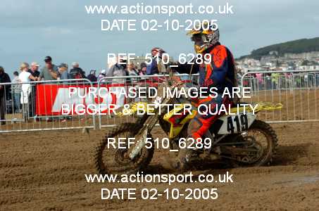 Photo: 510_6289 ActionSport Photography 1,2/10/2005 Weston Beach Race 2005  _6_Solos #419