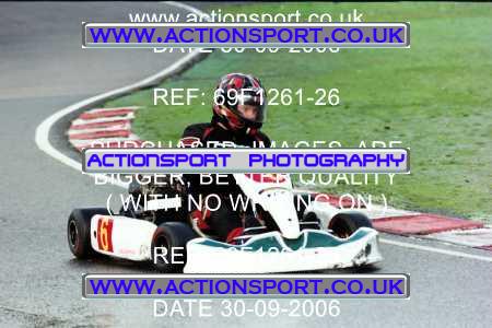 Photo: 69F1261-26 ActionSport Photography 30/09/2006 F6 Karting - Buckmore Park _1_SeniorTKM #6