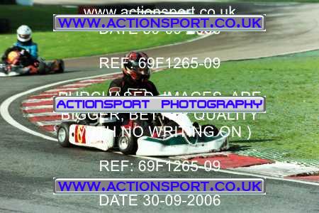 Photo: 69F1265-09 ActionSport Photography 30/09/2006 F6 Karting - Buckmore Park _1_SeniorTKM #6