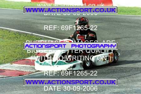 Photo: 69F1265-22 ActionSport Photography 30/09/2006 F6 Karting - Buckmore Park _1_SeniorTKM #6