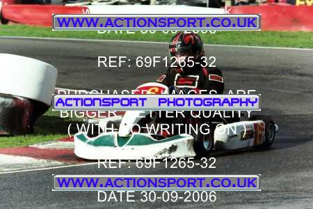 Photo: 69F1265-32 ActionSport Photography 30/09/2006 F6 Karting - Buckmore Park _1_SeniorTKM #6