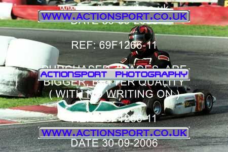 Photo: 69F1266-11 ActionSport Photography 30/09/2006 F6 Karting - Buckmore Park _1_SeniorTKM #6