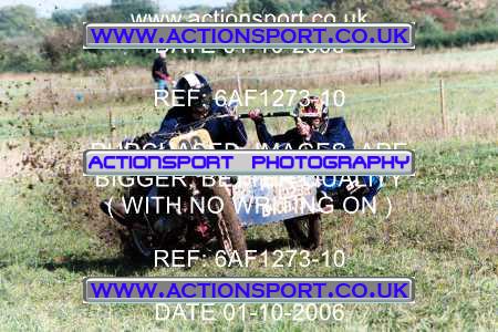 Photo: 6AF1273-10 ActionSport Photography 01/10/2006 Pre65 Motocross - Marks Tey  _1_Sidecars #99