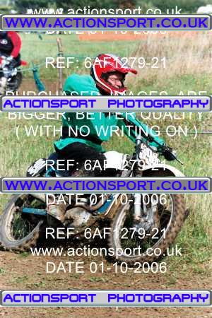 Photo: 6AF1279-21 ActionSport Photography 01/10/2006 Pre65 Motocross - Marks Tey  _3_Greeves #394