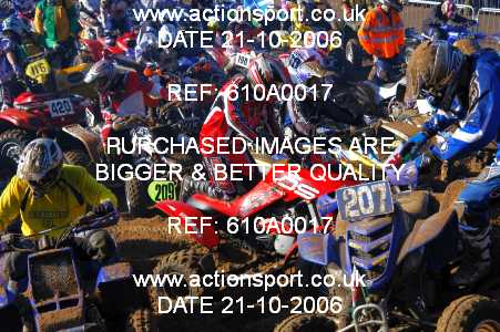 Photo: 610A0017 ActionSport Photography 21,22/10/2006 Weston Beach Race  _2_AdultQuadsSidecars #209