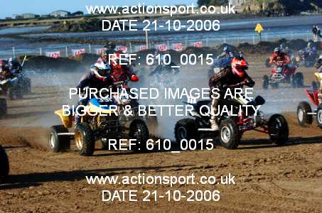 Photo: 610_0015 ActionSport Photography 21,22/10/2006 Weston Beach Race  _2_AdultQuadsSidecars #11
