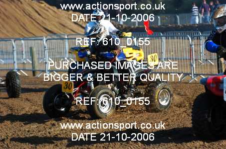 Photo: 610_0155 ActionSport Photography 21,22/10/2006 Weston Beach Race  _2_AdultQuadsSidecars #30