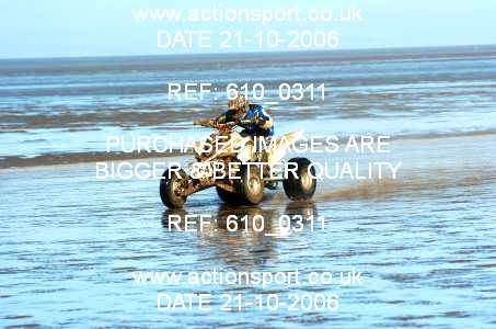 Photo: 610_0311 ActionSport Photography 21,22/10/2006 Weston Beach Race  _2_AdultQuadsSidecars #364