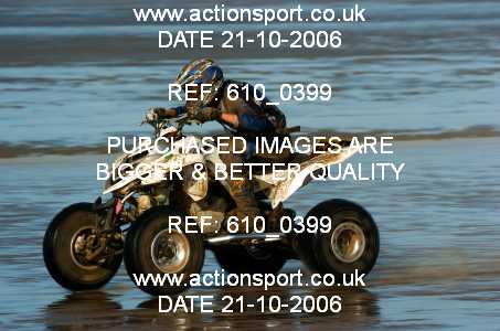 Photo: 610_0399 ActionSport Photography 21,22/10/2006 Weston Beach Race  _2_AdultQuadsSidecars #502