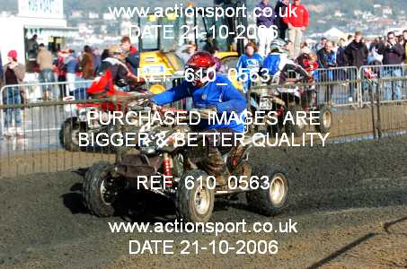 Photo: 610_0563 ActionSport Photography 21,22/10/2006 Weston Beach Race  _2_AdultQuadsSidecars #219