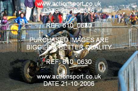 Photo: 610_0630 ActionSport Photography 21,22/10/2006 Weston Beach Race  _2_AdultQuadsSidecars #502
