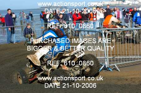 Photo: 610_0860 ActionSport Photography 21,22/10/2006 Weston Beach Race  _2_AdultQuadsSidecars #364