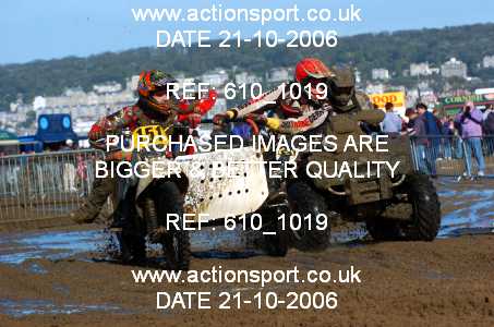 Photo: 610_1019 ActionSport Photography 21,22/10/2006 Weston Beach Race  _2_AdultQuadsSidecars #151