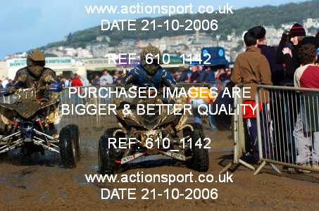 Photo: 610_1142 ActionSport Photography 21,22/10/2006 Weston Beach Race  _2_AdultQuadsSidecars #364