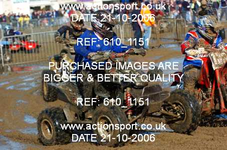 Photo: 610_1151 ActionSport Photography 21,22/10/2006 Weston Beach Race  _2_AdultQuadsSidecars #219