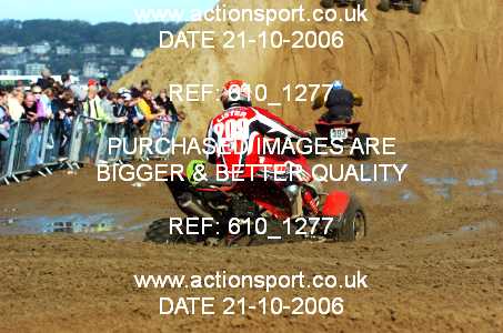 Photo: 610_1277 ActionSport Photography 21,22/10/2006 Weston Beach Race  _2_AdultQuadsSidecars #209
