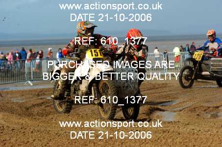Photo: 610_1377 ActionSport Photography 21,22/10/2006 Weston Beach Race  _2_AdultQuadsSidecars #151
