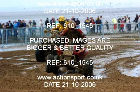 Photo: 610_1545 ActionSport Photography 21,22/10/2006 Weston Beach Race  _2_AdultQuadsSidecars #500