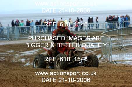 Photo: 610_1546 ActionSport Photography 21,22/10/2006 Weston Beach Race  _2_AdultQuadsSidecars #500