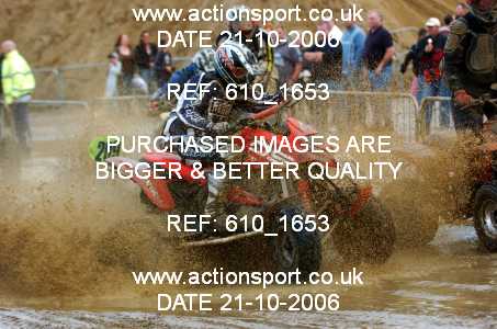 Photo: 610_1653 ActionSport Photography 21,22/10/2006 Weston Beach Race  _2_AdultQuadsSidecars #209