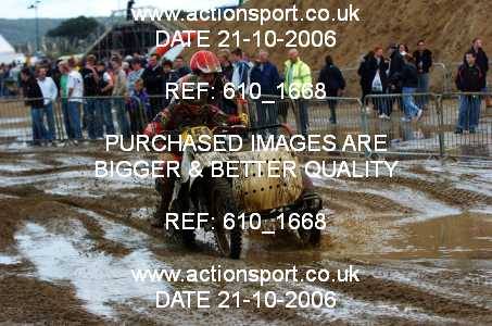 Photo: 610_1668 ActionSport Photography 21,22/10/2006 Weston Beach Race  _2_AdultQuadsSidecars #151