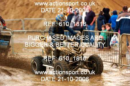 Photo: 610_1816 ActionSport Photography 21,22/10/2006 Weston Beach Race  _2_AdultQuadsSidecars #502
