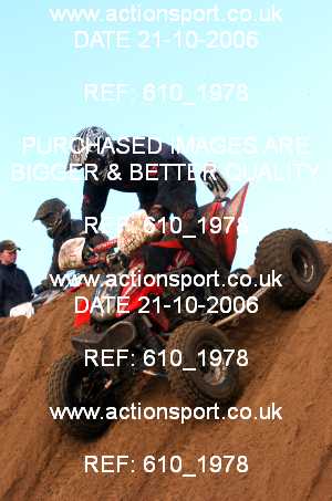 Photo: 610_1978 ActionSport Photography 21,22/10/2006 Weston Beach Race  _2_AdultQuadsSidecars #370
