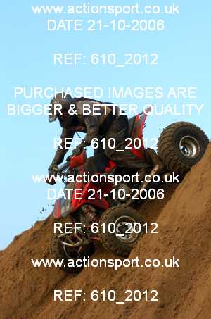 Photo: 610_2012 ActionSport Photography 21,22/10/2006 Weston Beach Race  _2_AdultQuadsSidecars #337